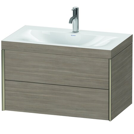 Duravit Xviu C-Bonded Set Wall-Mounted Pine Silver XV4615OB131C